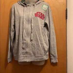 NWT juniors sz lg  Star Wars reversible jacket